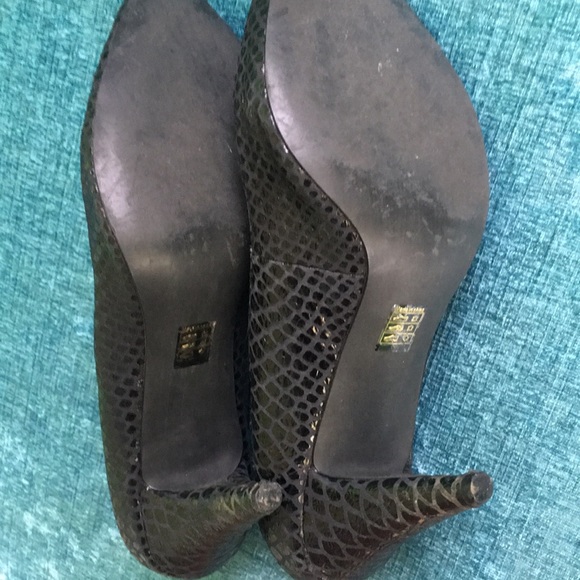 Faryl Robin Snake Print Heels - Picture 3 of 5